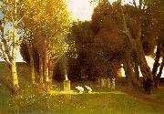 Arnold Bocklin The Sacred Wood oil painting on canvas